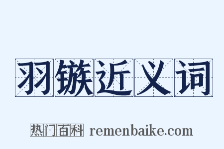 羽镞近义词是什么意思的图片